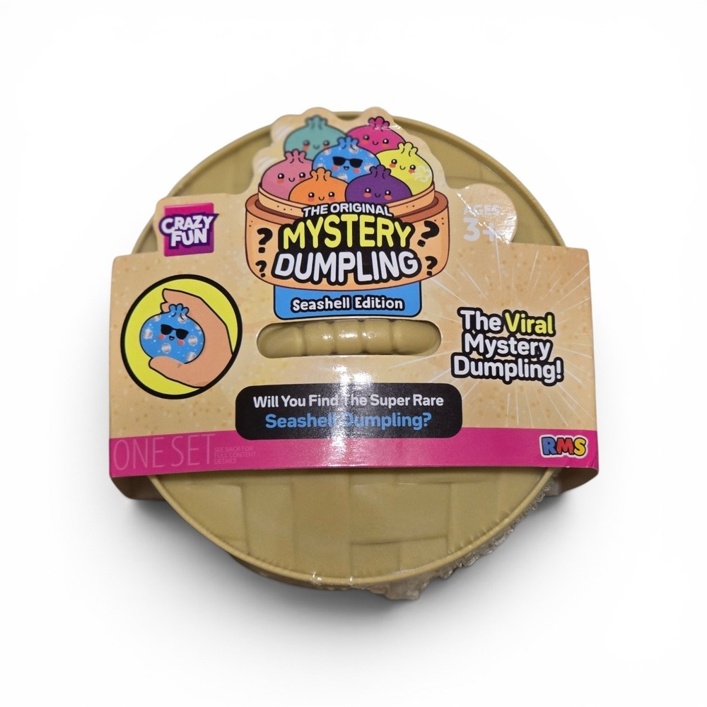 RMS Crazy Fun Mystery Dumpling Seashell Edition Viral Squishy‎ Toy Blind Box New